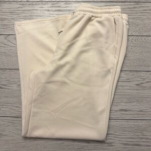 Women's Cream Track Pants